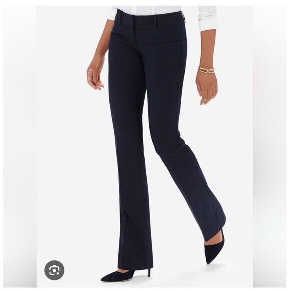 The Limited Drew Fit Navy Women's Tailored Pants Size 2 Office Dress - Picture 1 of 6
